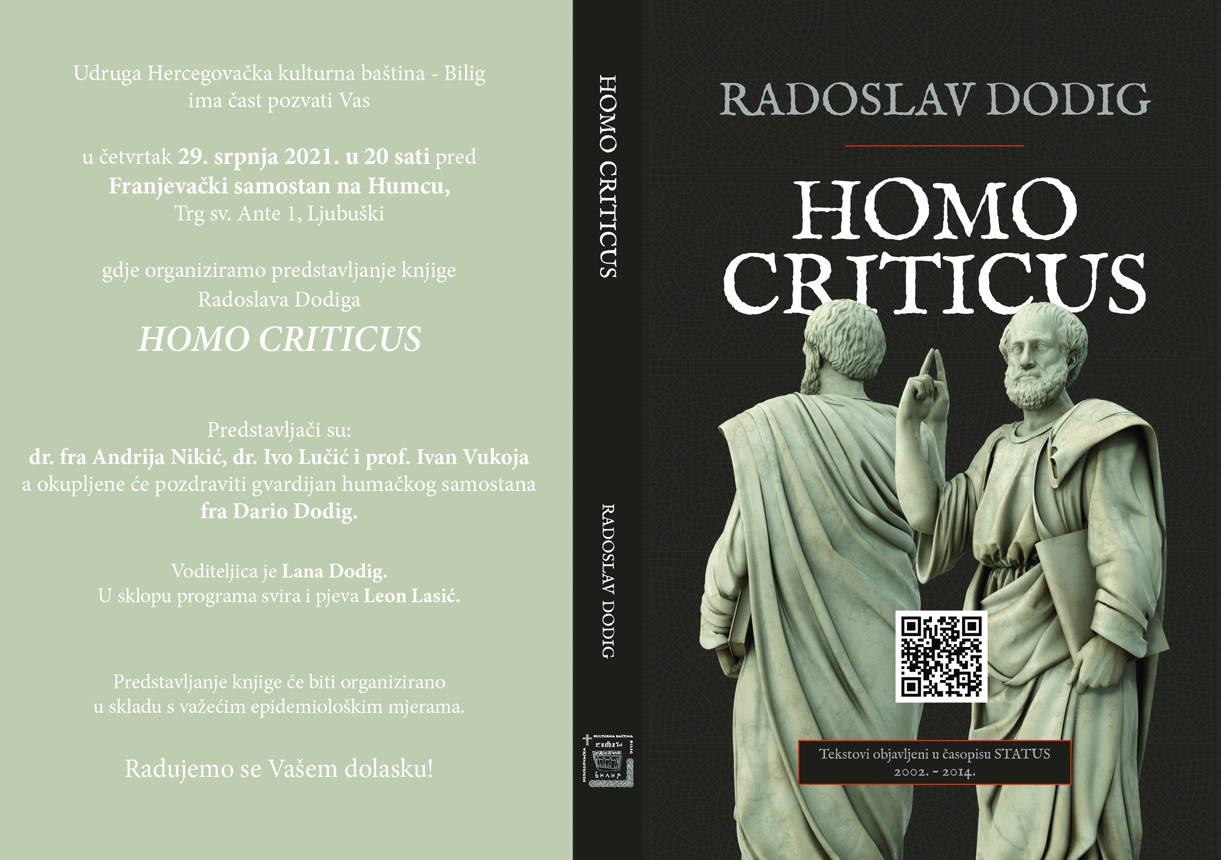Predstavljanje knjige Homo Criticus